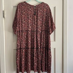 Light weight short sleeved summer dress
